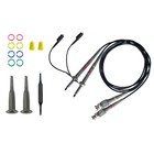 2pcs P6100 Oscilloscope Probe Kit 1X/10X 100MHz Scope Clip Test Probe Cable O9G3