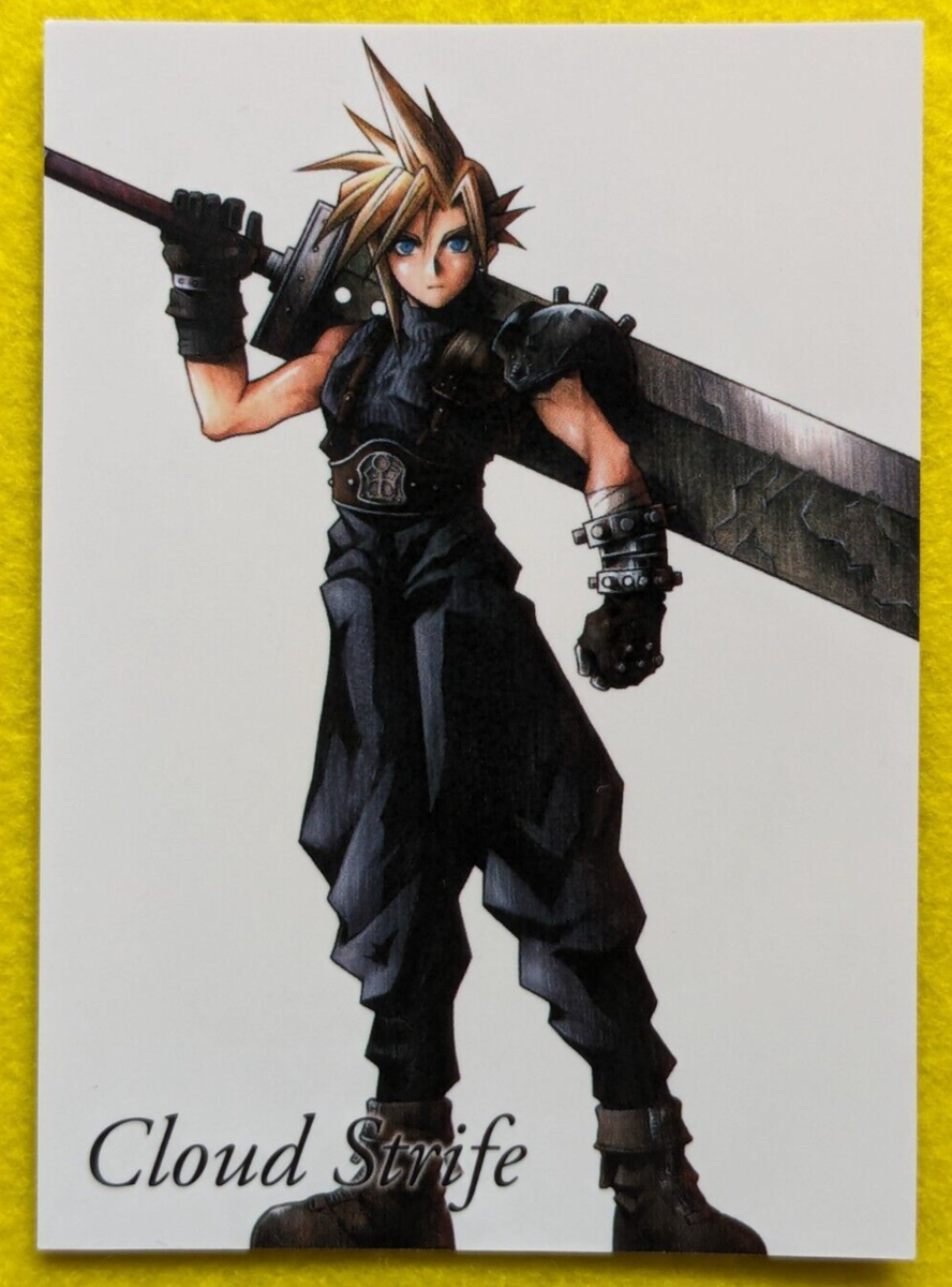 ファイナルファンタジー  FINAL FANTASY クラウド　A-001 Final Fantasy TCG Cloud A-001 Exclusive Foil Promo [Italian