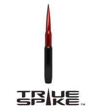 True Spike Billet 9 Fat Bullet Antenna Black Red For Ford F250 F350 Super Duty