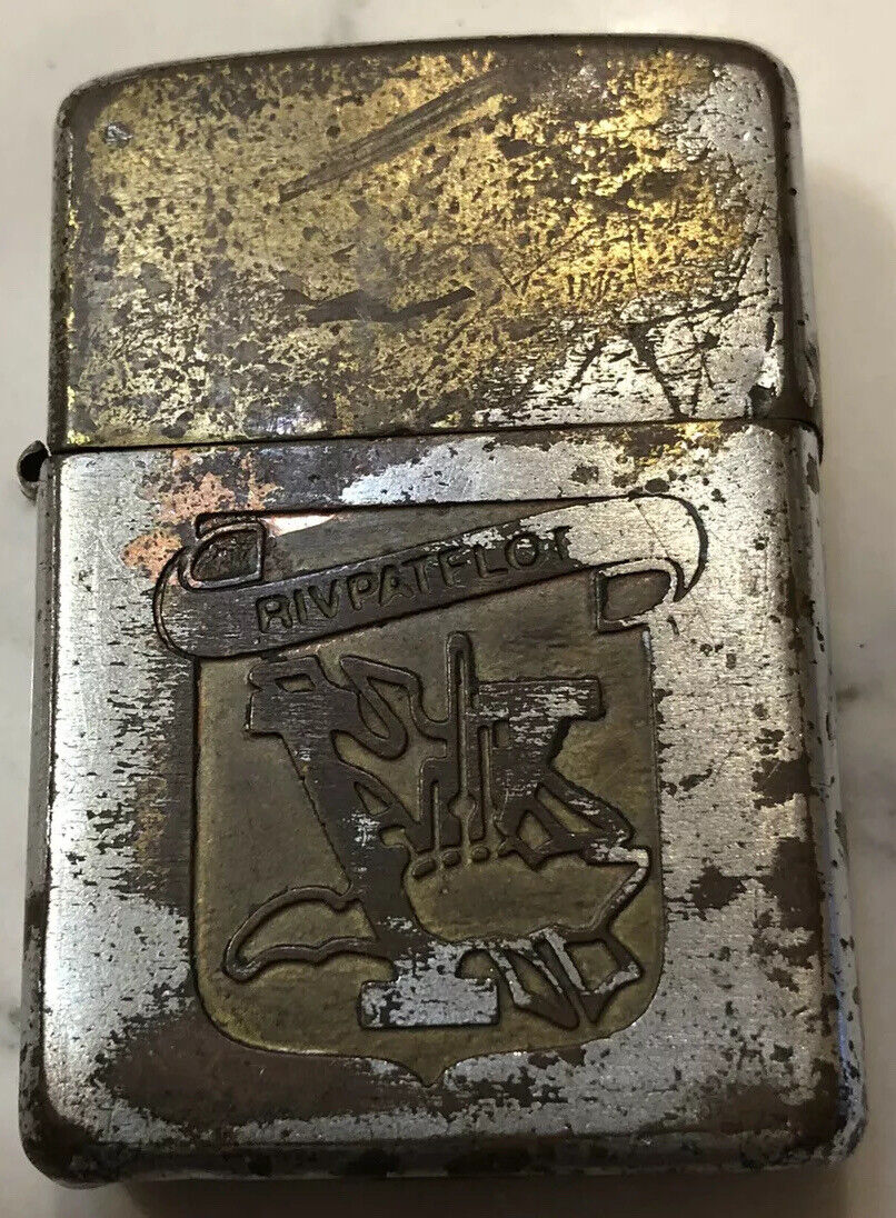 Vietnam War Zippo - RARE USED 1968 ZIPPO LIGHTER, ORIGINAL