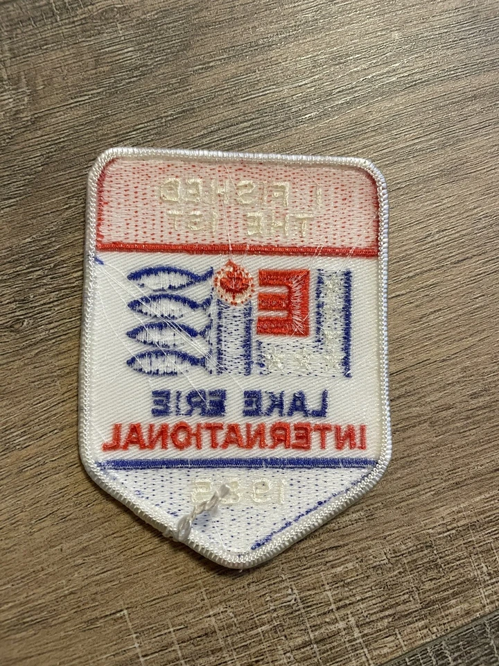 Vintage I Fished The First Lake Erie International 1985 Patch - Image 3 of 4