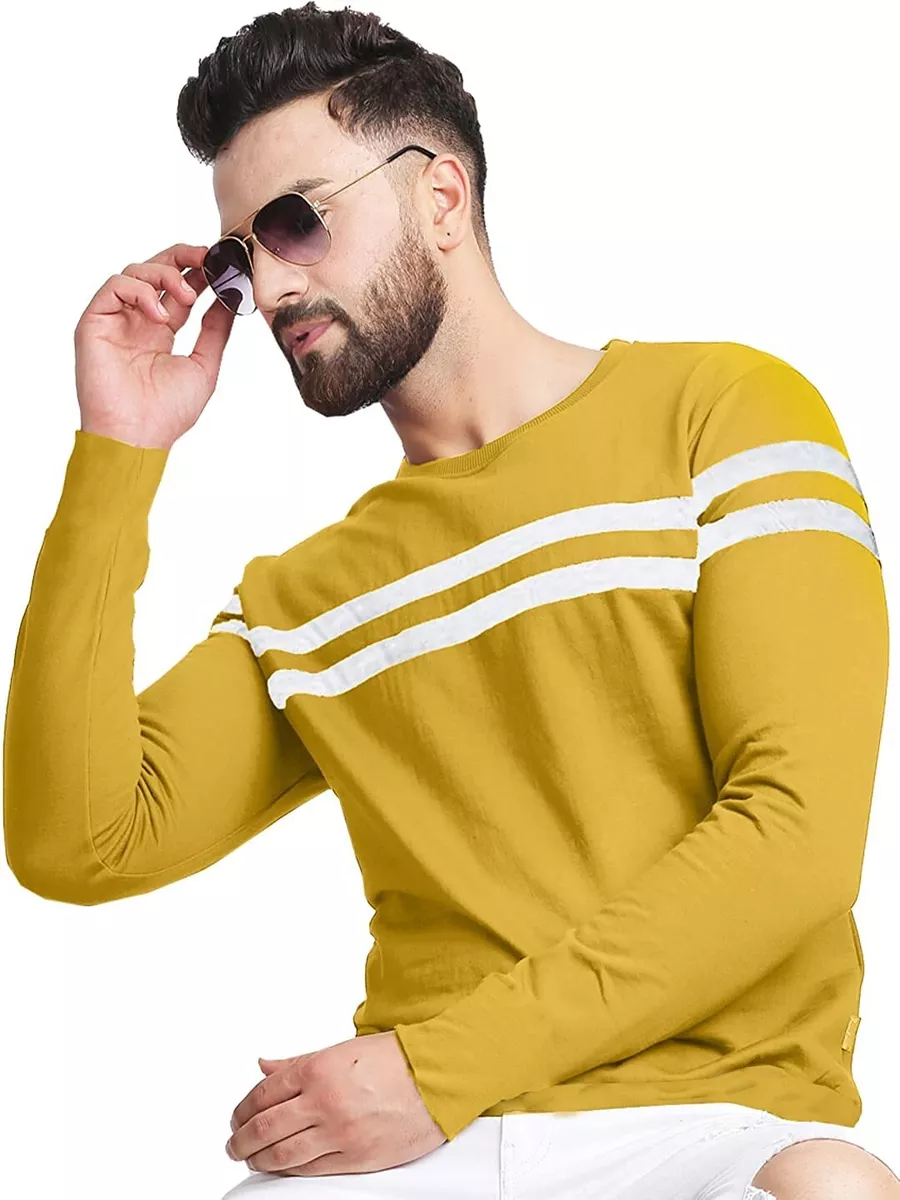 yellow men tshirt