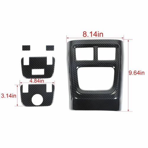 Carbon fiber Central Control Dash Decor Cover Trim Bezel for 2015+ Chrysler 300C - 第 129/371 張圖片