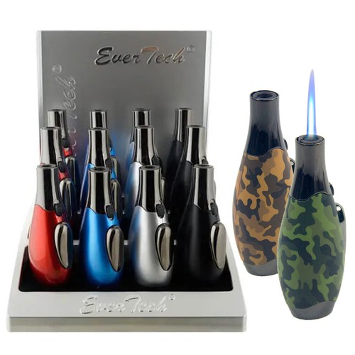 Single Jet Torch Lighter Adjustable Windproof Butane Refillable | eBay