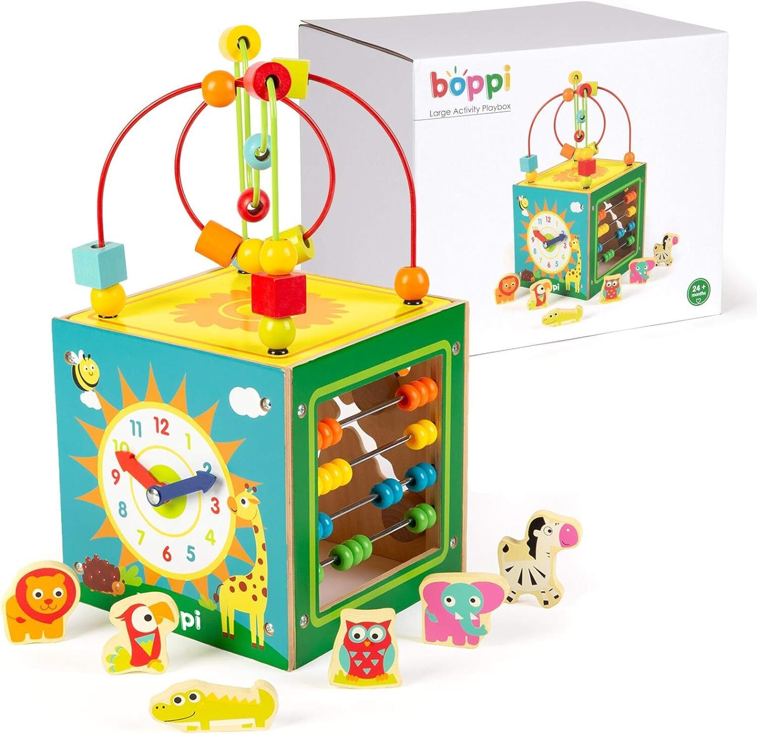 Boppi Large Wooden Activity Play Box - Image 2