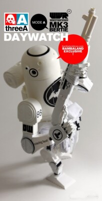 Figurine ThreeA WWRp Bertie Recon MK3 GID – Ashley Wood 2012 – MIB