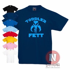 Camiseta Niños Pequeños Gratos 1 - 4 Años Boba Fett Cazarrecompensas Divertida Camiseta