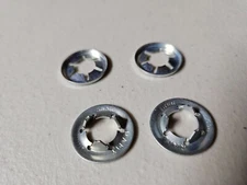 Ski POLE Baskets -METAL retainers 2prs(4pcs)KIT.  10mm(2)  and 11mm(2)