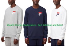 Fila Men's French Terry Crew Neck Sweatshirt - Choose SIZE  COLOR, NWT