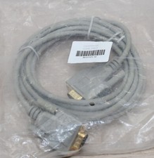 Serial Cable Male to Male DB9 9 Pin RS232 M-M COM Port Wire - GOLD / Blue