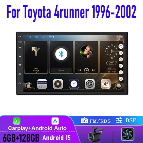 128GB 7'' For Toyota 4runner 1996-2002 Wireless Carplay Android Radio Head Unit - Picture 3 of 18