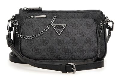 Guess Crossbody Bag Guess Double Pouch Schwarz GUESS Umhängetasche