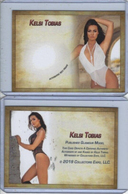 Kelsi Tobias Unsigned Trading Card Model Actress Collectors Expo ##1