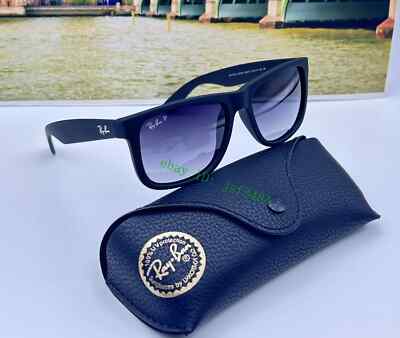 RAY BAN JUSTIN POLARIZED RB4165 622/T3 GREY GRADIENT 54MM CLASSIC