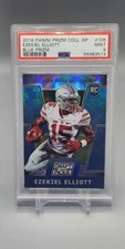 Ezekiel Elliott Rookie 2016 Panini Prizm Draft Pick Blue Prizm PSA 9