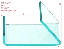 T'z Tagz Transparent Green Small Multipurpose Display Easel Cell Phone Stand 6Pk