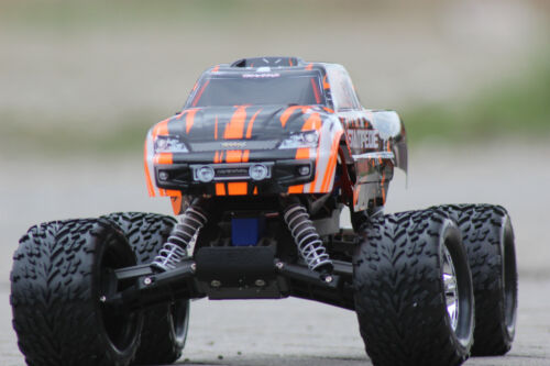 Traxxas TRX 36054 -4 Orange Stampede Artr Brushed RC Monster Truck 1:10 2WD New - Picture 1 of 9