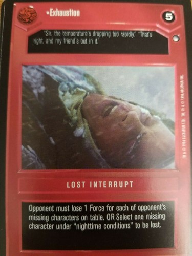 Star Wars CCG Hoth BB Limited BASIC SINGLES Select Choose NrMint-MINT SWCCG - Picture 28 of 132