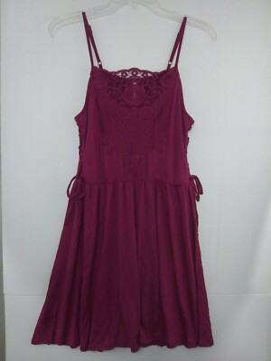 xhilaration purple lace dress Xhilaration Girls Purple Lace Dress Size L (10/12) EUC