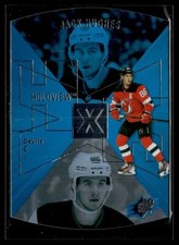 2023-24 Upper Deck 1997-98 SPx Holoview Retros Jack Hughes New Jersey Devils