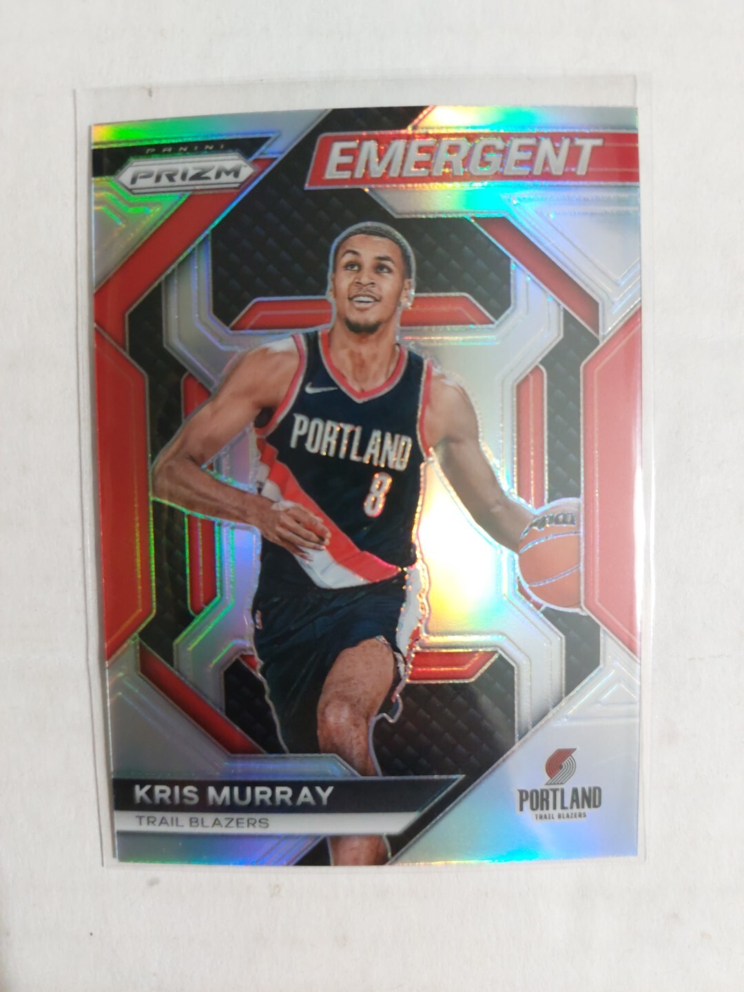 2023-24 Panini Prizm Emergent Kris Murray #11 Silver Prizm