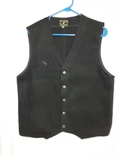 Wyoming Traders Concealed Carry Canvas Ranch Vest Men's Size - Medium -NEW -D69