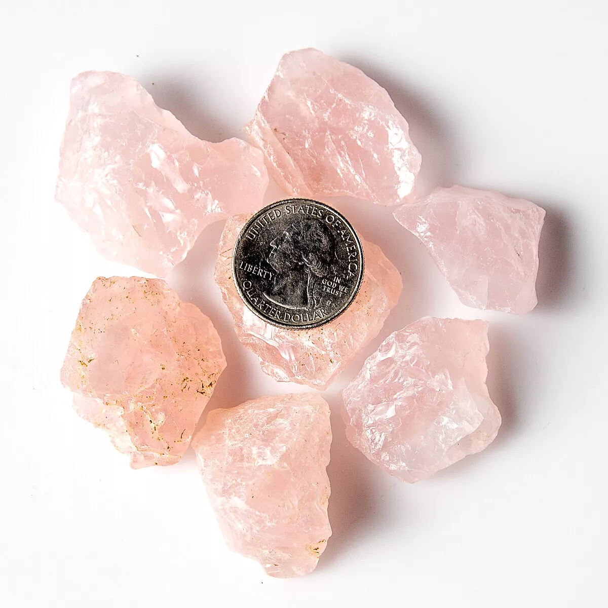 Natural pink crystals deals
