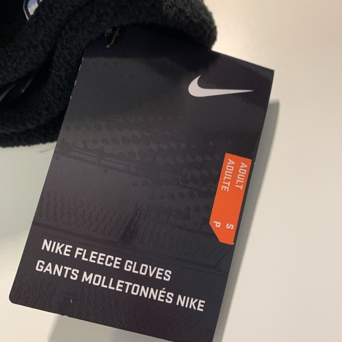 Nike Club Fleece 2.0 Training Gloves Women Black/Black/White Small NEW! - Picture 9 of 9