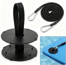 Floating Water Mat Tether Kit, Lily Pad Anchor System with 118 Inch Heavy-Dut...