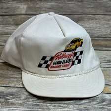 Vintage 1984 Kelloggs Corn Flakes Racing Team White Snapback Trucker Hat