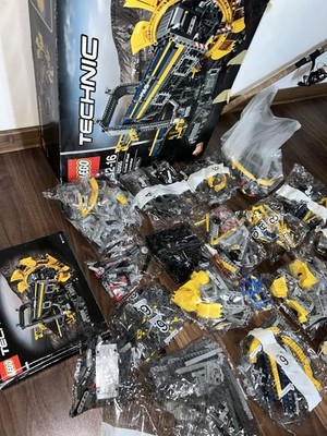 LEGO TECHNIC: Schaufelradbagger 42055 Noch Nicht Zusammengebaut Alle Teile Da