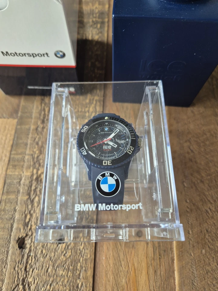 Reloj Pulsera Ice-Watch Genuino BMW Motorsport Unisex Fecha 10 ATM Azul Rojo En Caja Foto 4 de 4
