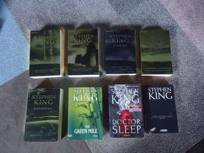 8 x Stephen King, Dunkler Turm, Dc.Sleep, Susannah, Green Mile...