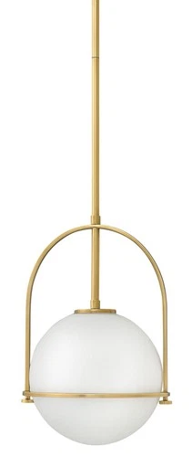 Hinkley Lighting 3407 Somerset 1 Light 12"W Pendant - Brass - Picture 1 of 10