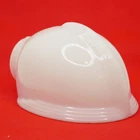 Art Deco White Milk Glass Wall Sconce Light Shade 2 1/4 mount lip