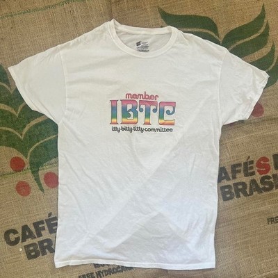 Vintage 1980 s print IBTC Rainbow Itty bitty titty committee Size: Large