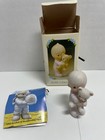 Precious Moments; Jesus Loves Me, boy with teddy bear — photo 1