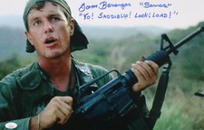 Tom Berenger Signed 11x17 Photo "Yo! Saddle Up! Lock, Load!" JSA Private Signing