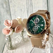 Paul Smith Rare Khaki Chronograph Watch 34mm