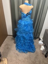 Elegant Blue Sequence Prom Dress
