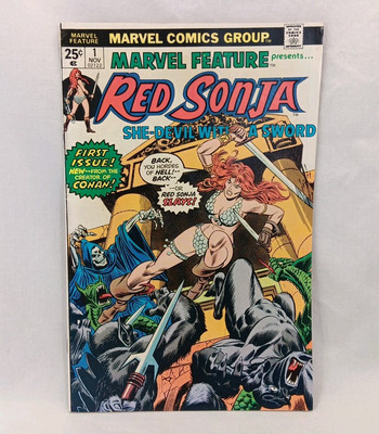 Marvel Feature Presents RED SONJA #1 FN/VF (Marvel 1975)