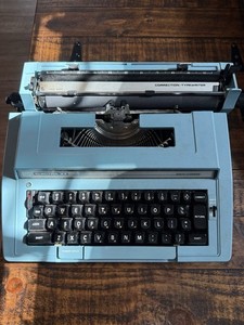 Vintage Smith-Corona Electra XT 3L Electric Typewriter w/ Hard Case Tested Works