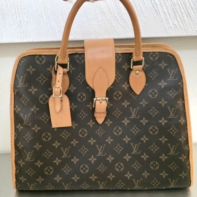 Louis Vuitton ノベルティ ハンドバッグ Louis Vuitton Monogram Brown Tan Top Handle Briefcase, Laptop Bag