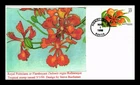 DR JIM STAMPS US COVER ROYAL POINCIANA TROPICAL FLOWERS FIRST DAY ISSUE