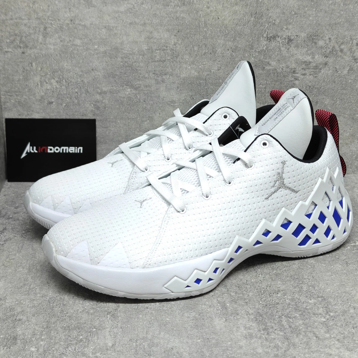 Jordan Jumpman Diamond PF Low White Mismatch for Sale