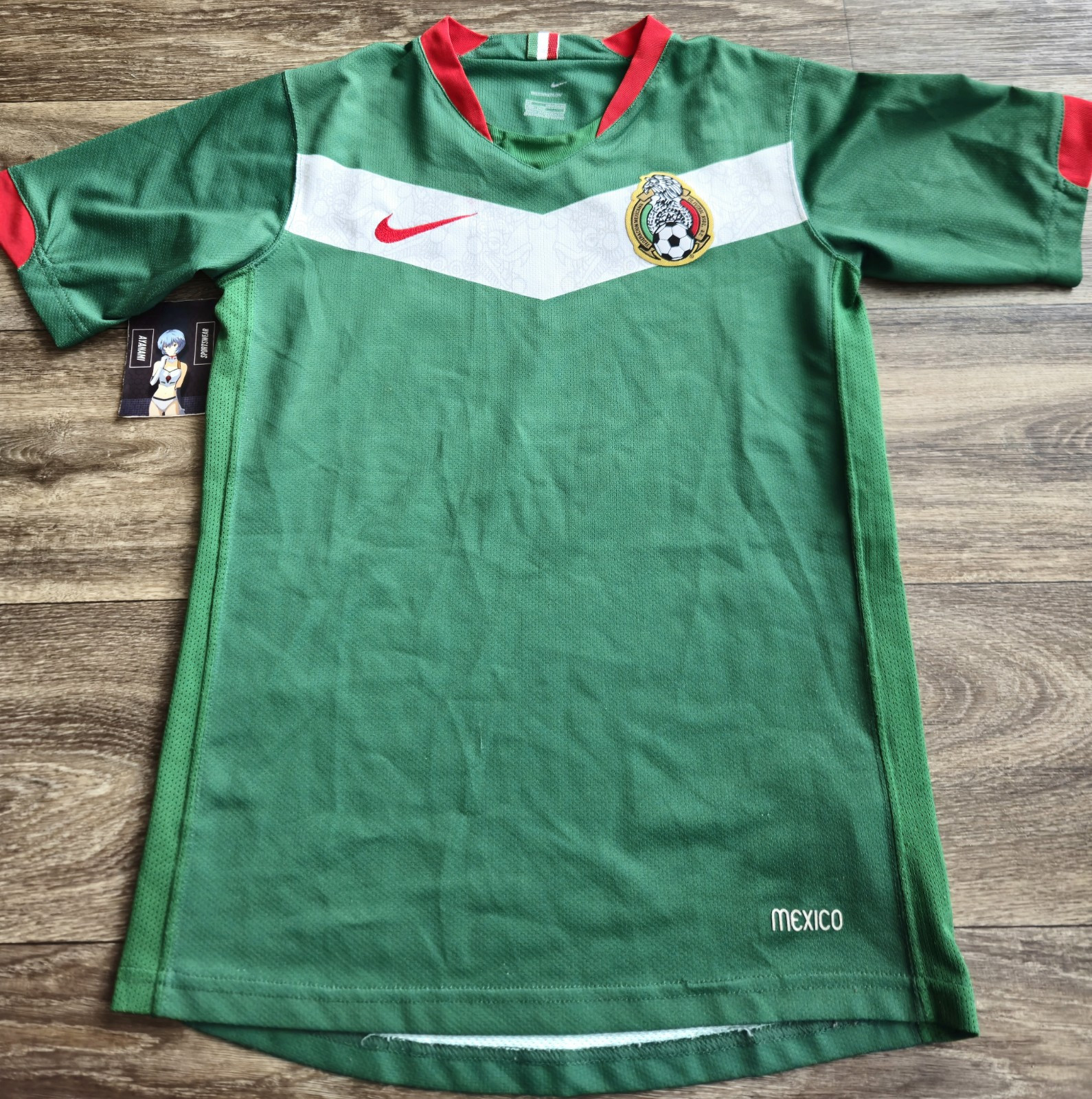 Nike Mexico Home Germany 2006 World Cup Youth Kids Jersey Size