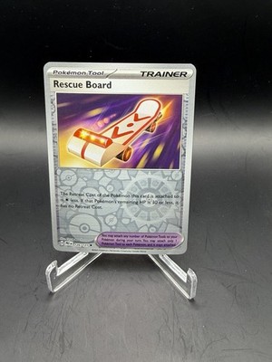 Pokemon Rescue Board 126/131 Prismatic Evolutions Reverse Holo Trainer NM TCG