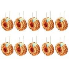 uxcell 10Pcs Vertical Toroid Magnetic Inductor Monolayer Wire 100uH 3A