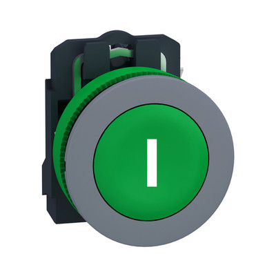 Schneider Electric XB5FA3311C0 BP Impuls ��22 grün markiert �� 1F