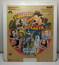 VINTAGE The Greatest Show On Earth CED VideoDisc 2 Disc 1952 Charlton Heston